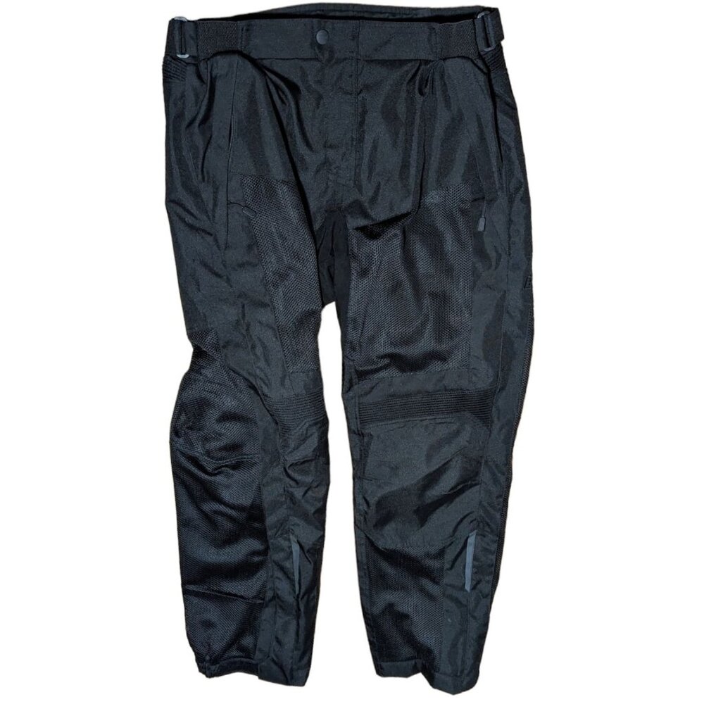 Bilt Mens Blaze 2 Mesh Lightweight Black Riding Motorcycle Pants Size XL